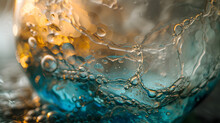 Close Up Of Water Glass