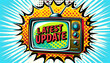 © Dream Imagination - colorful pop art-inspired illustration that features a vintage television set with the words 'LATEST UPDATE' displayed on its screen