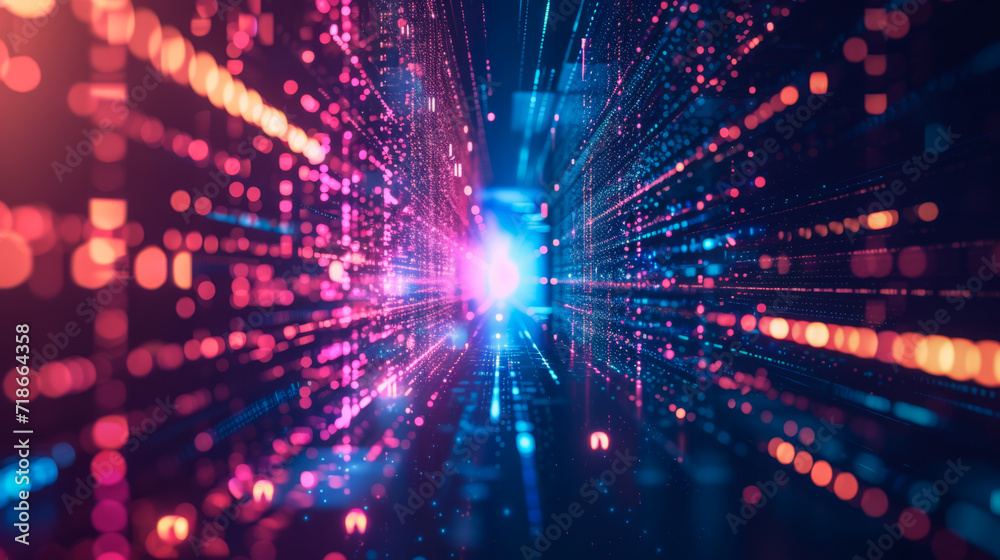 Abstract illustration representing neural networks and ideas Stock ...