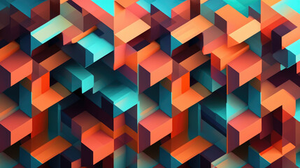 Abstract Illustration of geometric pattern