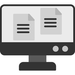 Canvas Print - File Transfer Icon