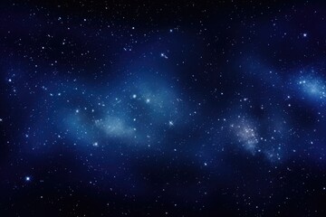 Wall Mural - Panoramic view of Milky Way galaxy and stars.