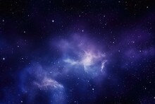 Night Sky: Stars, Nebula, And Galaxy.
