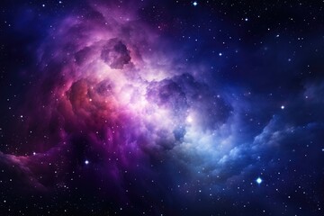 Wall Mural - Cosmic abundance of stars, nebulae, and galaxies