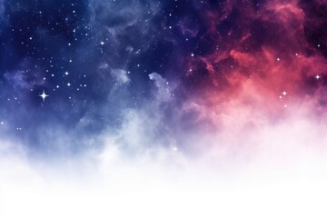 Wall Mural - Vast Universe Filled with Stars and Galaxies