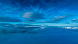 Fototapeta Niebo - Lot nad Mochnaczką Wyżną w stronę Tatr. Piękne widoki.