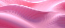 Pink Color Leather Wave Background Or Texture