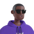 © Dian - Man with glasses Avatar 3D Illustration