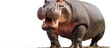 Hippo (Hippopotamus Amphibius) looking for food in a safari