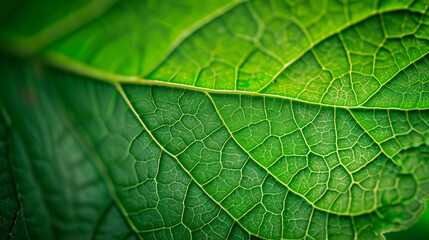 Wall Mural - Macro background, leaf texture. 