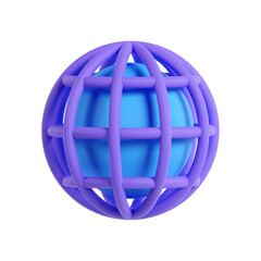 website 3d icon