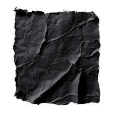 Aufkleber - Black torn paper