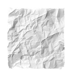 Aufkleber - Blank white creased crumpled paper texture background old grunge ripped torn vintage collage poster placard