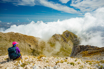 Monte Camicia, Italy. The Gran Sasso National Park	