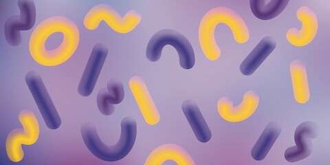 Abstract 3d line’s background , gradient and 3d form illustration.