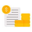 Accounts Receivable icon vector image. Can be used for Finance.