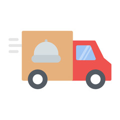 Poster - Food Delivery icon vector image. Can be used for Gig Economy.