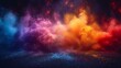 Colorful Explosion of Paint Powder: A Vibrant Celebration of the Monthly Art Event Generative AI