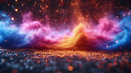 neon dreamscape: a vibrant exploration of the cosmos generative ai
