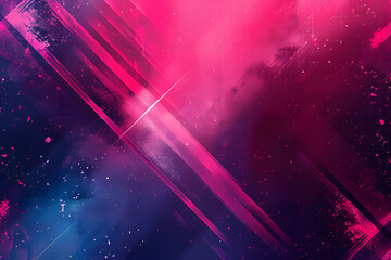 Poster - Graphic abstract pink  fractal background