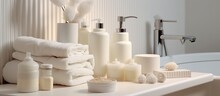 Baby Soap, Talcum Powder, Cream, Rubber Duck And Other Bathroom Accessories