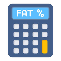 Wall Mural - Body Fat Percentage icon vector image. Can be used for Fitness at Home.