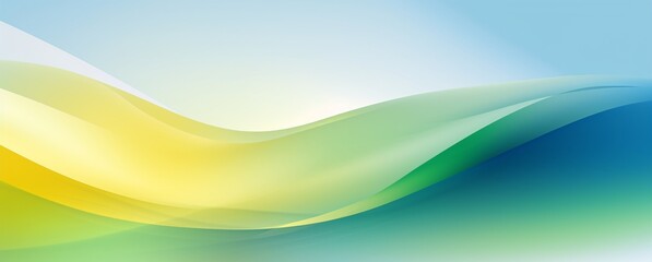 Wall Mural - summer green and blue abstract background