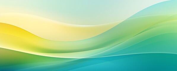 Wall Mural - summer green and blue abstract background