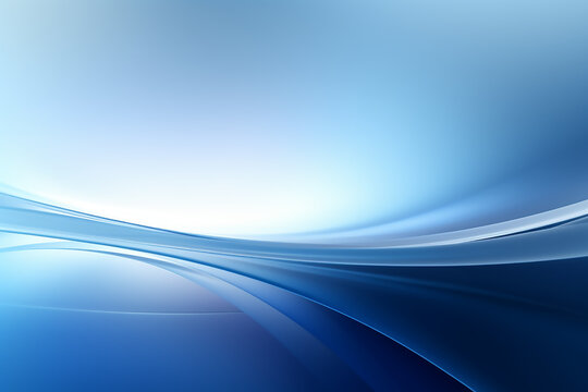 Purple blue waves art. Blurred lines background. Abstract creative graphic design. Decorative fractal style.