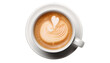 © Divid - cup of coffee png. cup of cappuccino png. cup of white coffee top view png. coffee cup full of coffee bird's eye view isolated. coffee with milk png