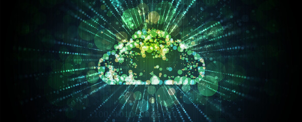 Abstract data background. Futuristic technology style. Elegant digital  background for business cyber presentations.