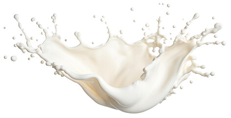 Splash of milk or cream, cut out