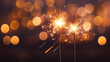 © Derby - Beautiful fireworks background at night for holiday decoration