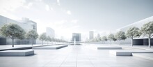 Clean And Simple Modern City Square Background