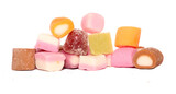 Pile of dolly mixture pick and mix sweets
