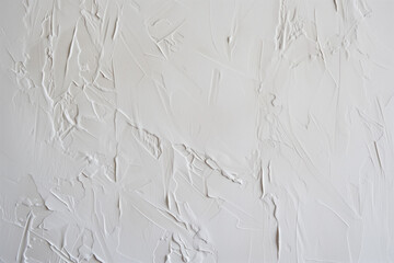 Poster - White plaster wall texture. Background image. Created with Generative AI technology