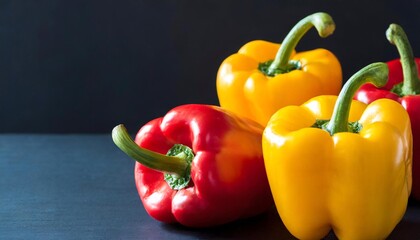 Sticker - red and yellow peppers