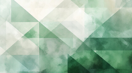 abstract geometric shapes composition background. blue and green gradient geometric shapes backgroun
