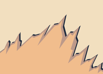 Poster - Abstract background with jagged pattern and with some copy space area