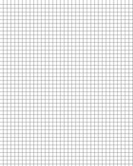 Wall Mural - Square grid line background on white background. Notebook Lined Paper . Vector pads paper sheets with lines and squares for memo..