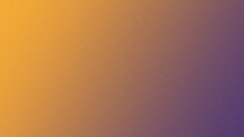 Sunflower To Royal Purple Grainy Gradient Background, Noise Texture, Blurred Gradient Background