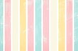 Minimalist cartoon stripes in pastel spring seamless repeating pattern style