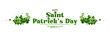 Elegant Saint Patrick's Day Background, for banner, flyer, poster, sales, etc. vector illustration