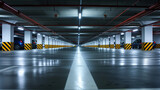 Fototapeta  - Large underground parking
