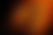 Abstract Orange Background With Star Pattern, Texture Or Background For Design