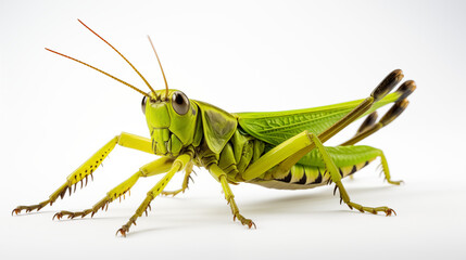 Wall Mural - Grasshopper in a jump pose