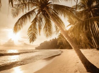 Canvas Print - Tropical beach