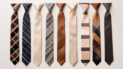 Wall Mural - set of ties