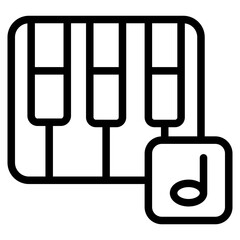 music line icon