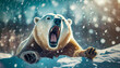 Cute animals chilling – polar bear